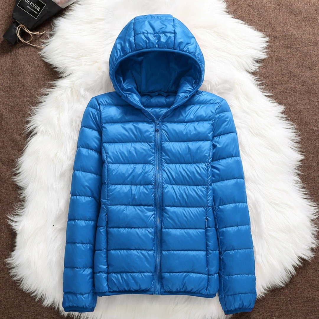 Tess - Tussenjas, hemelblauw